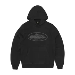 Corteiz Alcatraz V2 Hoodie Triple Black
