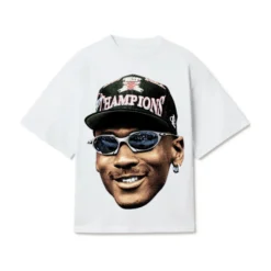 Stripteez Michael Jordan Big Head Tee White