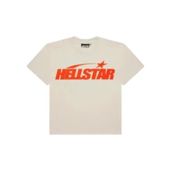 Hellstar Classic T-shirt (Regular Print) White/Orange
