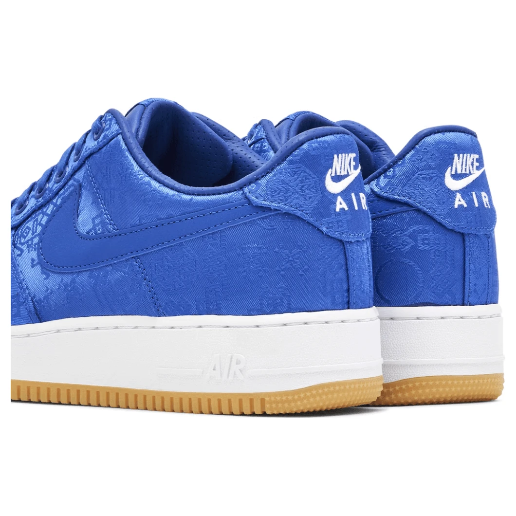 Nike Air Force 1 Low CLOT Blue Silk - Image 2