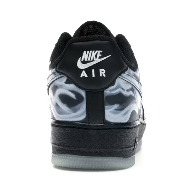 Nike Air Force 1 Low Black Skeleton Halloween (2019) - Image 2