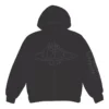 Broken Planet Outer Space Zip Up Hoodie Onyx