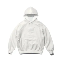 SUPREME/MM6 MAISON MARGIELA FOIL BOX LOGO HOODED SWEATSHIRT WHITE