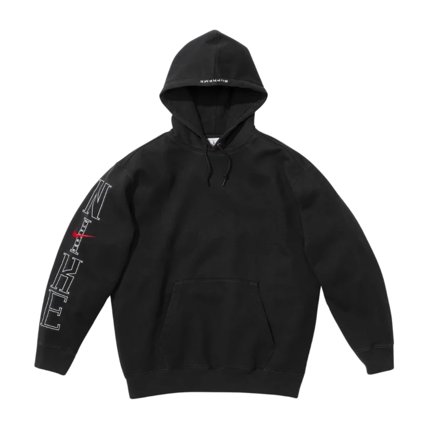 Supreme Nike Hooded Sweatshirt Black