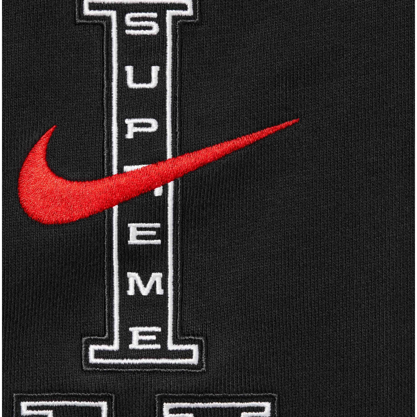 Supreme Nike Hooded Sweatshirt Black - Image 2