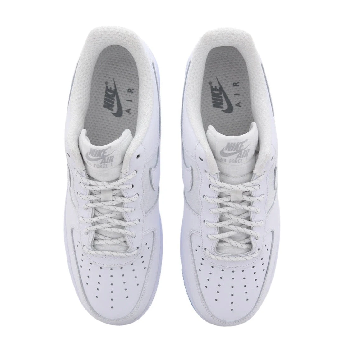 Nike Air Force 1 Low '07 White Ice Blue Sole - Image 2