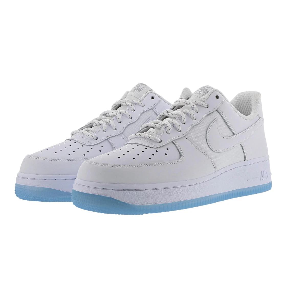 Nike Air Force 1 Low '07 White Ice Blue Sole - Image 3