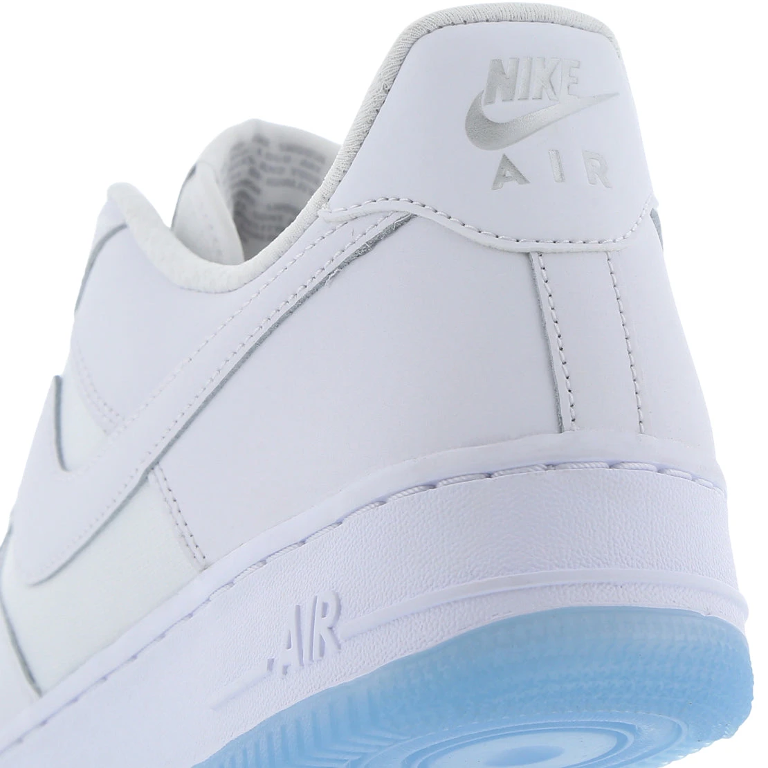 Nike Air Force 1 Low '07 White Ice Blue Sole - Image 4