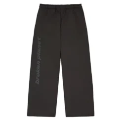 Broken Planet Repair Service Wide Leg Sweatpants Soot Black