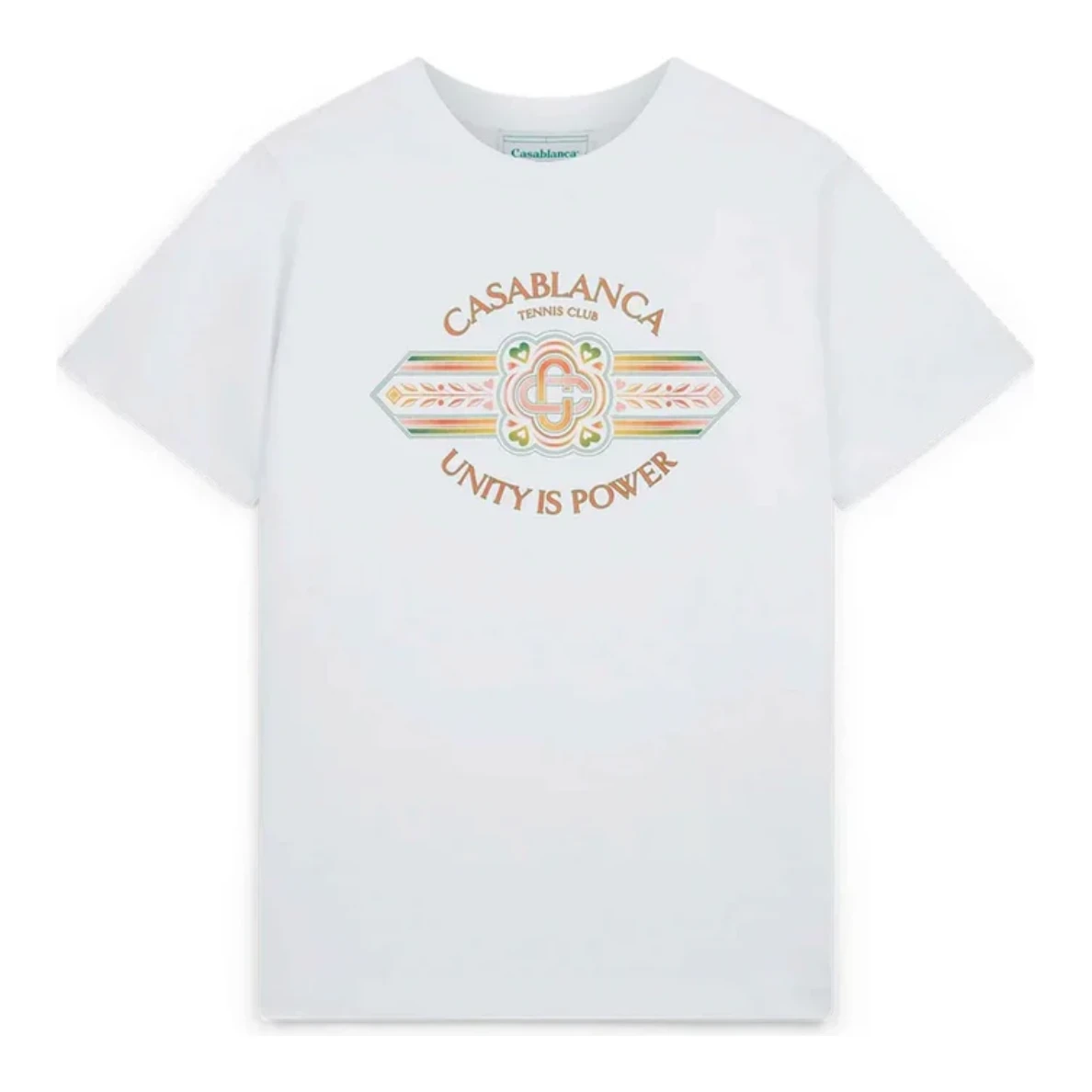 Casablanca Unity Is Power T-Shirt White