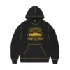 Corteiz Alcatraz Contrast Hoodie Black Yellow