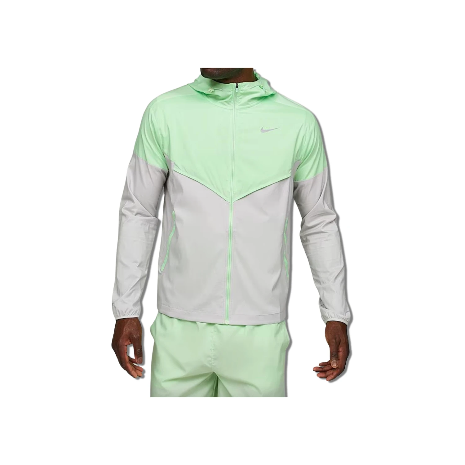 Nike Packable Windrunner Jacket Green - Image 3