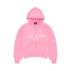 Broken Planet Zip Up Hoodie Candy Pink