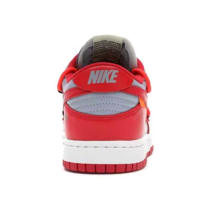 Nike Dunk Low Off-White - University Red - Image 4