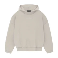 Fear Of God Essentials Hoodie Silver Cloud