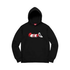 Supreme Cat In The Hat Hooded Sweatshirt Black