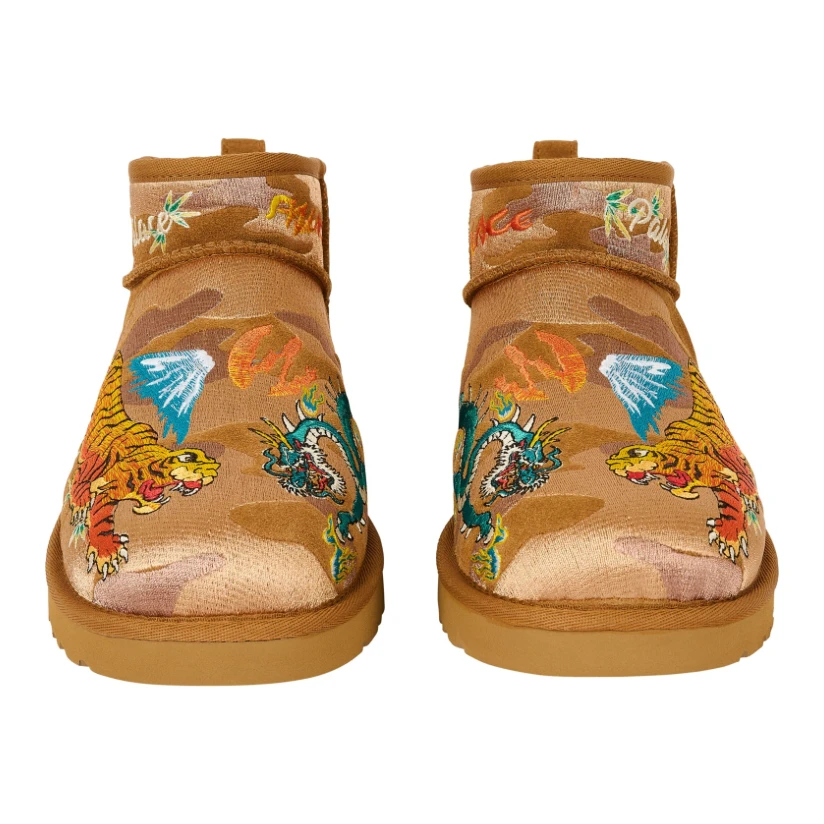 UGG Classic Ultra Mini Boot Palace Chestnut Camo - Image 5