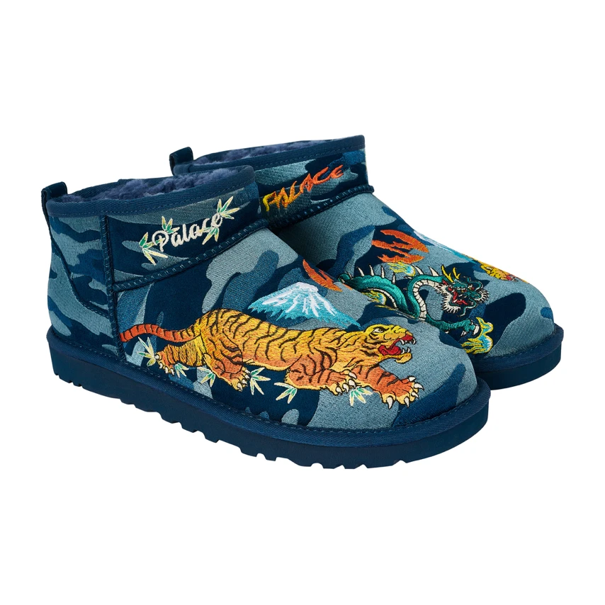 UGG Classic Ultra Mini Boot Palace Navy Camo - Image 4