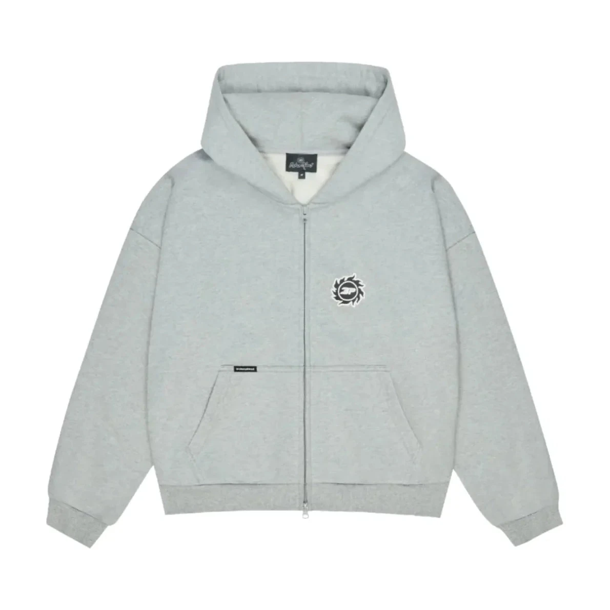 Broken Planet Market Sun Zip Up Grey - Image 5