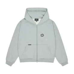 Broken Planet Market Sun Zip Up Grey