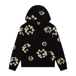Denim Tears X CPFM Cactus Tears Wreath Hoodie Black