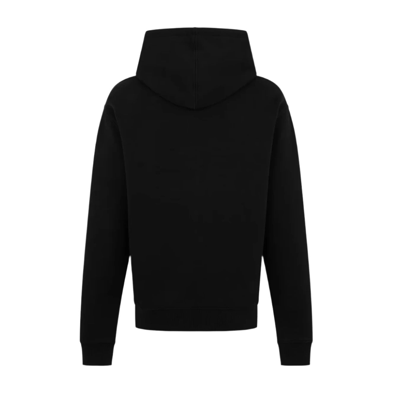 Ami Paris Ami De Coeur Small Logo Hoodie Black - Image 2