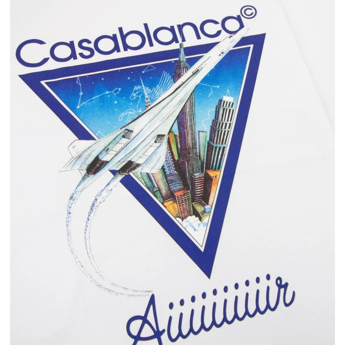 Casablanca Aiiiiir Printed T-shirt White/Multi - Image 2