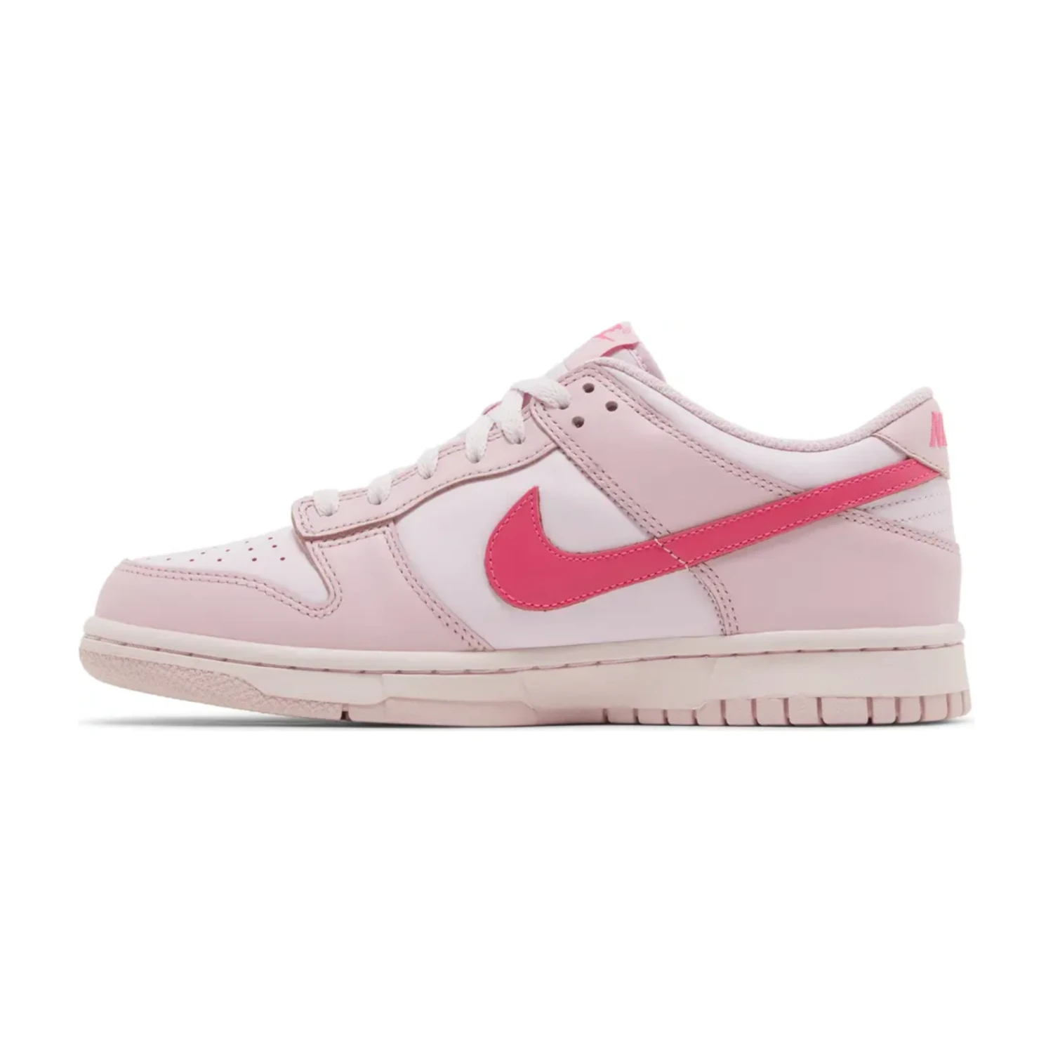 Nike Dunk Low Triple Pink (GS) - Image 2