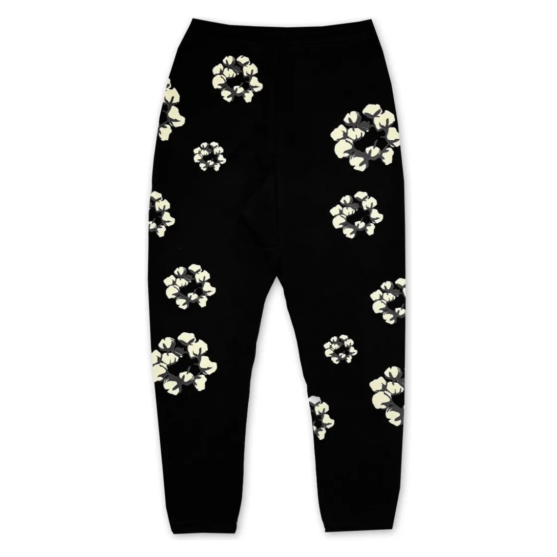 Denim Tears X CPFM Cactus Tears Wreath Sweatpants Black - Image 4
