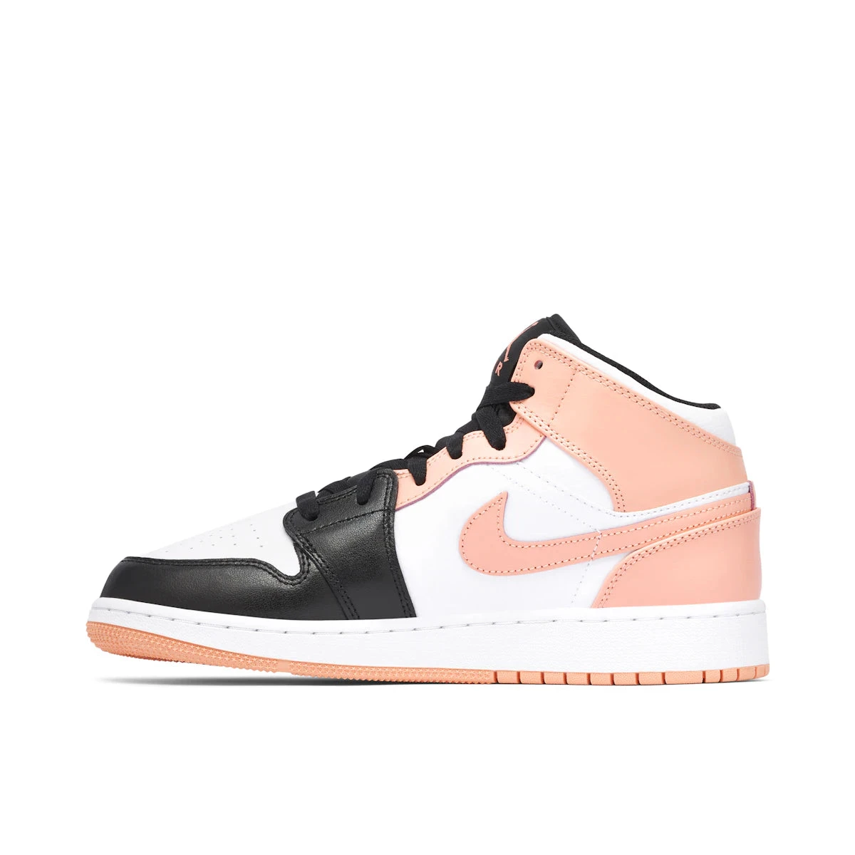 Jordan 1 Mid Crimson Tint Toe (GS) - Image 2
