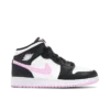 Jordan 1 Mid White Black Light Arctic Pink (GS)