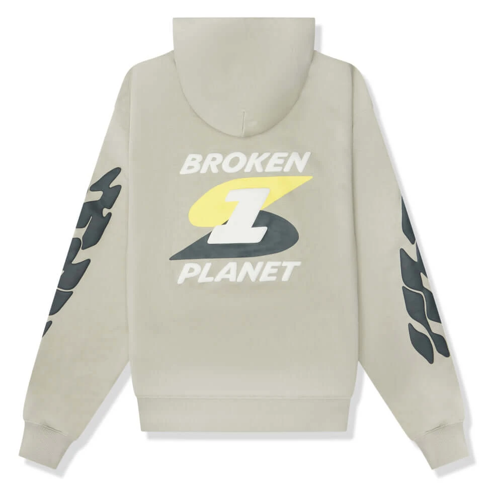 Broken Planet Market Beyond The Limits Hoodie Stone Grey - Image 2