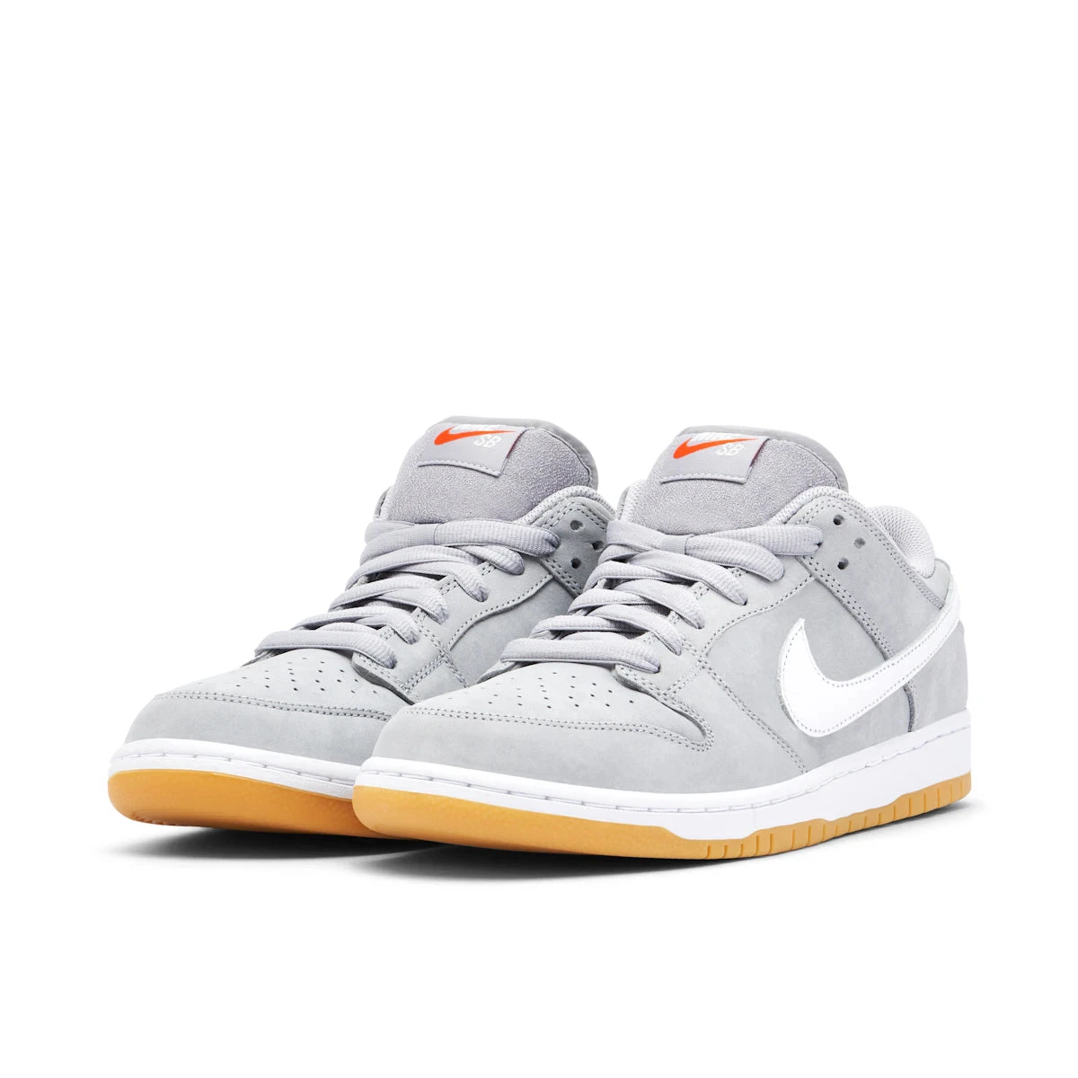 Nike SB Dunk Low Pro ISO Orange Label Wolf Grey Gum - Image 4
