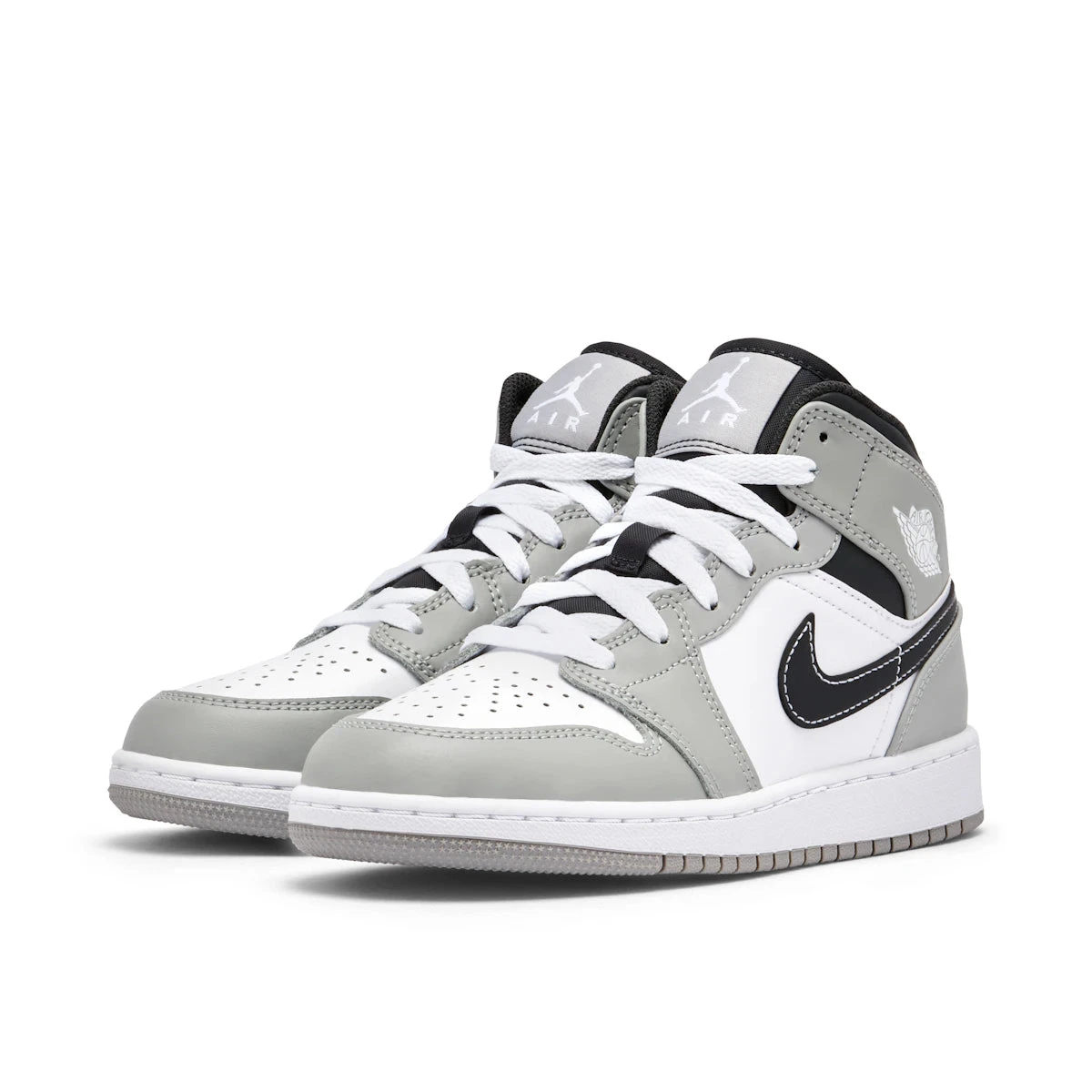 Jordan 1 Mid Light Smoke Grey Anthracite (GS) - Image 4