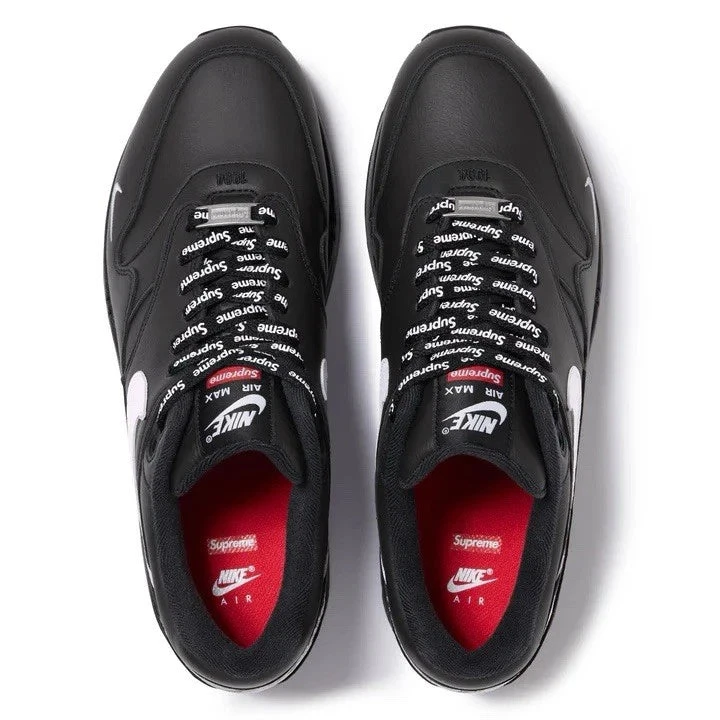 Nike Air Max 1 '87 SP Supreme Black White - Image 4